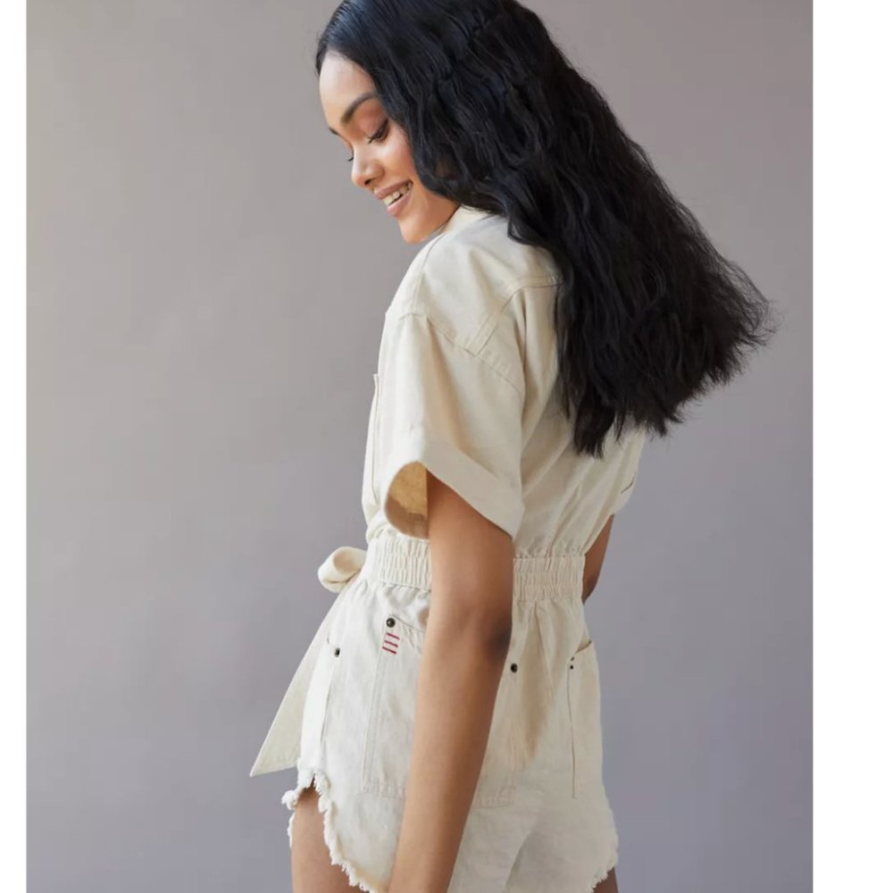 Distressed Romper - Picture 3 of 5